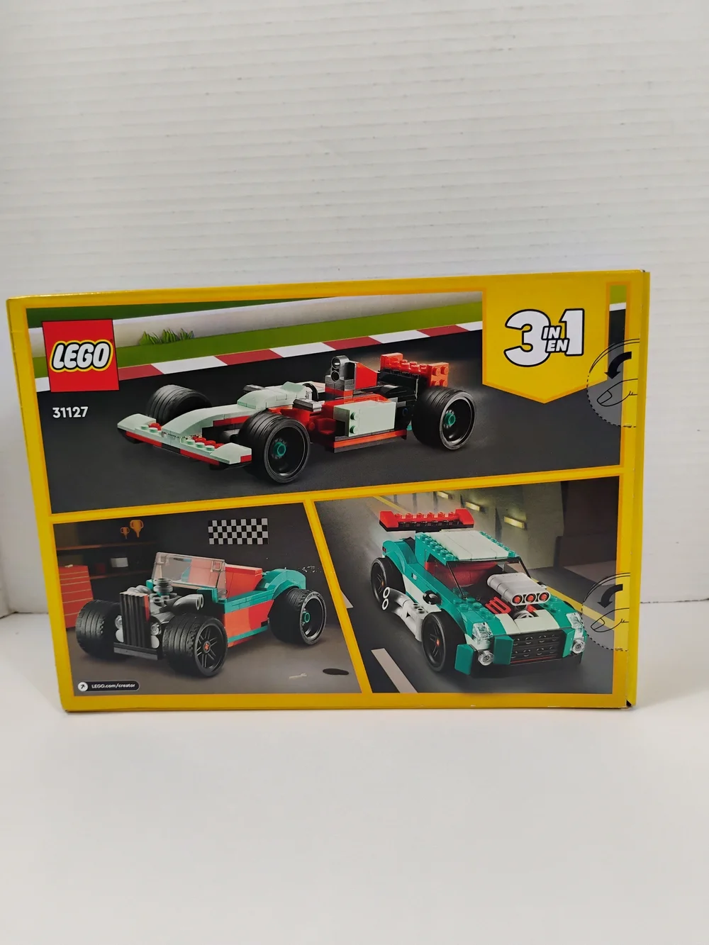 LEGO Creator Street Racer in Teal, Red, White